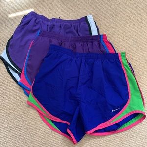 Set of 3 Nike Pro shorts (size S)